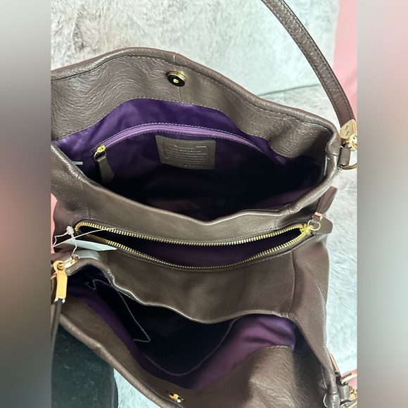 Coach Phoebe Leather Shoulder Bag - Picture 4 of 11